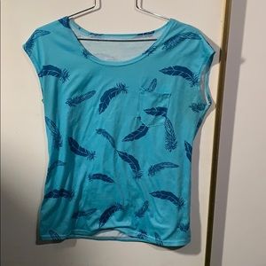 Feathered sleeveless